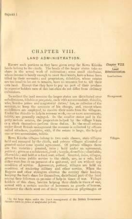 Chapter VIII. Land administration