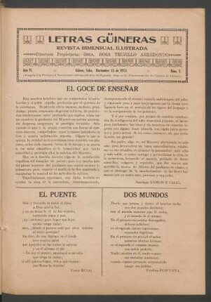 1913,6,1: año 6, núm. 1 (noviembre 15 de 1913)