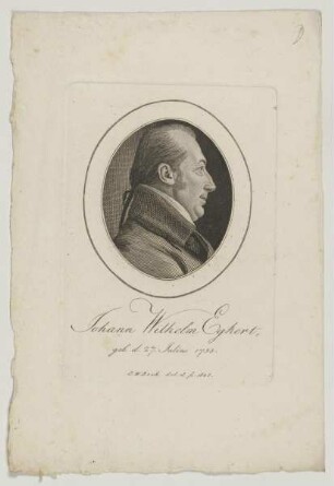 Bildnis des Johann Wilhelm Egkert
