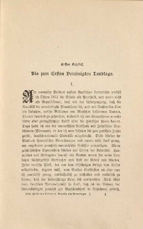 Gedanken und Erinnerungen, 1