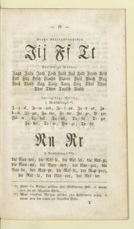 Große Anfangsbuchstaben.