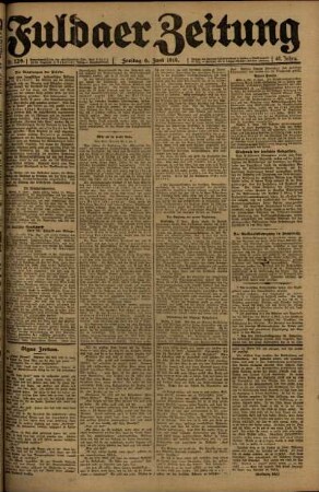 Ausgabe vom Freitag, den 06. Juni 1919.