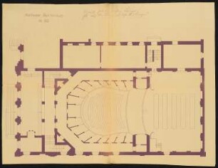 Kurhaustheater, Bad Homburg: Grundriss 1:100