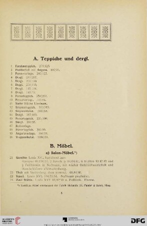 B. Möbel (Nr. 21-163)