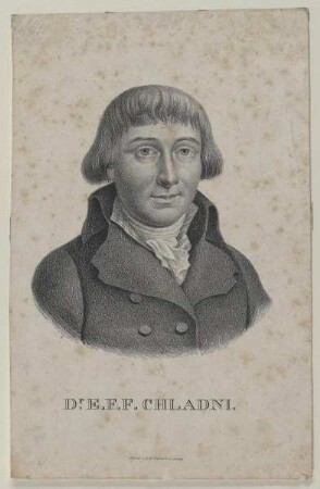 Bildnis des Dr. Ernst Florens Friedrich Chladni