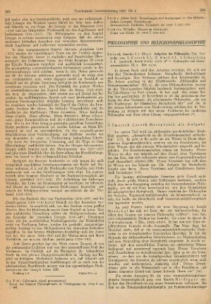 296-302 [Rezension] Coreth, Emerich, Aufgaben der Philosophie