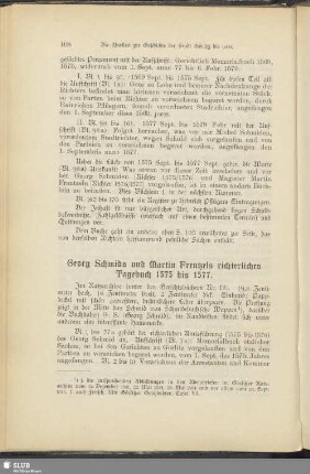Georg Schmids und Martin Frentzels richterliches Tagebuch 1575 bis 1577