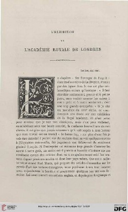 23: L' exposition de l'Académie Royale de Londres