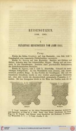 Reisenotizen 1844, 1845