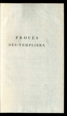 Proces Des Templiers.