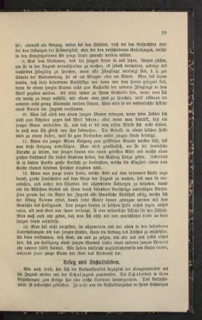 Krieg und Anstaltsleben