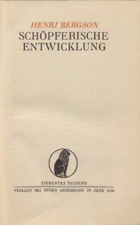 Schöpferische Entwicklung