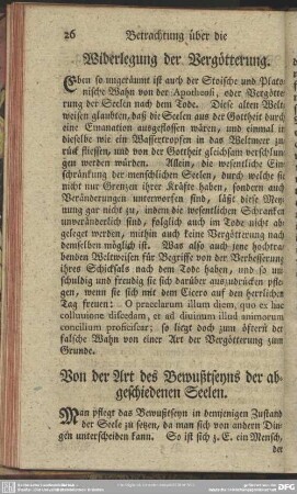 Widerlegung der Vergötterung