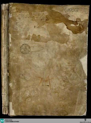 Prisciani institutio de arte grammatica, libri I-XVI - Cod. Aug. perg. 132