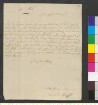 Brief von Wolff, Anna Amalia Christiane an Goethe, Johann Wolfgang von