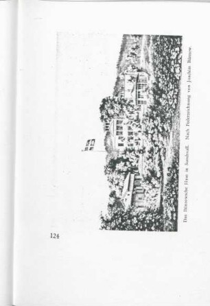Das Bünsowsche Haus in Sundvall. Nach Federzeichnung von Joachim Bünsow.