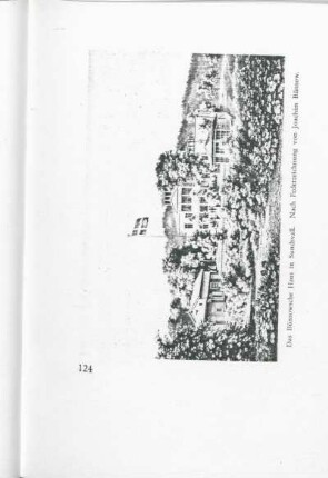 Das Bünsowsche Haus in Sundvall. Nach Federzeichnung von Joachim Bünsow.