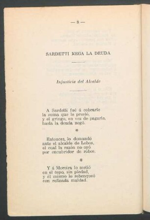 Sardetti niega la deuda : Injusticia del alcalde