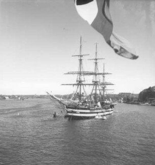 Reisefotos. Segelboot (wahrscheinlich die Amerigo Vespucci)