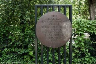 Rosa-Luxemburg-Gedenkstele; Berlin, Friedrichshain-Kreuzberg