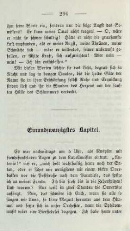 Einundzwanzigstes Kapitel