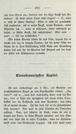 Einundzwanzigstes Kapitel