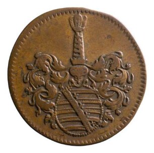 Münze, 1 1/2 Pfennig, 1744