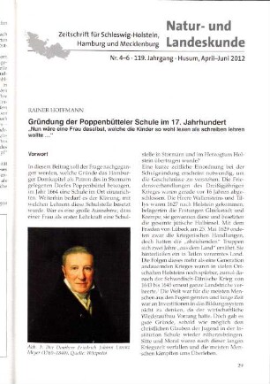 Nr. 4-6. 119. Jahrgang. Husum, April-Juni 2012.