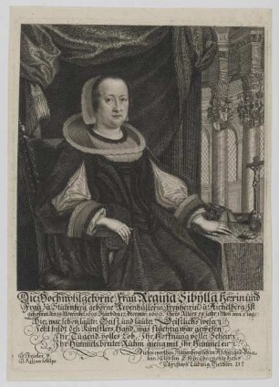 Bildnis der Regina Sibylla zu Stubenberg