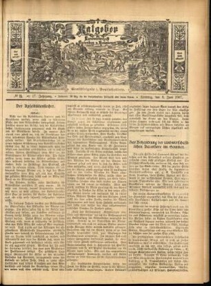 Ausgabe vom Sonntag, den 09. Juni 1907.