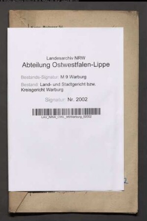 Erblasser: Arens, Johann Bernard; Erblasser: Arens, Gertrud, geb. Holtkamp: