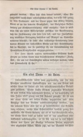 7-39 Ein altes Thema - die Union