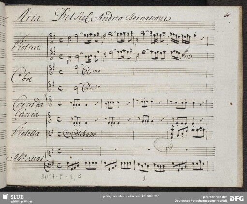 Aria: Scherza talor sul prato