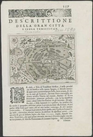 Descrittione Della Gran Citta E Isola Temestitan