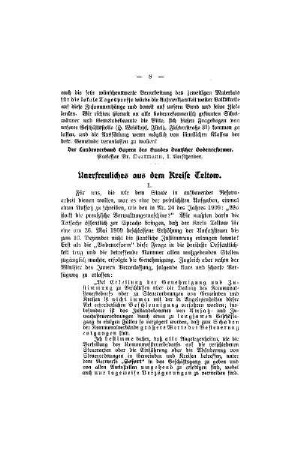 Unerfreuliches aus dem Kreise Teltow