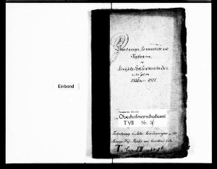 Verordnungen, Registraturen, Kommunikate wegen der Hofkonditorei, Band b