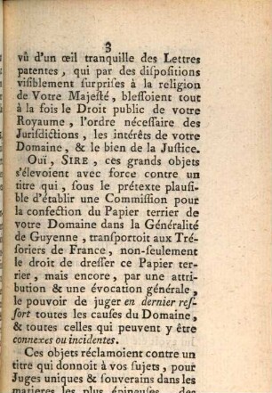 Tres-Humbles Et Tres-Respectueuses Remontrances Que présent au Roi, notre trèshonoré & Souverain Seigneur, les Gens tenant sa Cour de Parlement