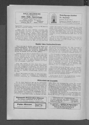Hundert Jahre Briefmarkenliteratur