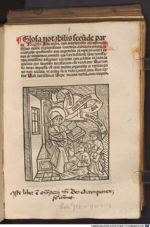 Doctrinale : P. 1-4. P. 1-2 mit Glossa notabilis von Gerardus de Zutphania und P. 2 mit Vorrede "Quam pulchra tabernacula ..." ; P. 3-4 mit Kommentar von Ludovicus de Guaschis. 2