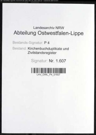 Kirchenbuchduplikat der katholischen Gemeinde Bökenförde (GHT 1839). (Gemeinde: Bökenförde, katholische Gemeinde)