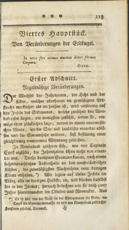 Erster Abschnitt. Regelmäßige Veränderungen.