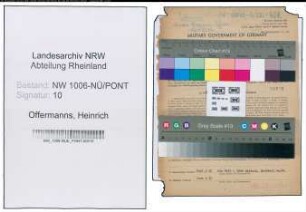 Entnazifizierung Heinrich Offermanns , geb. 15.02.1913 (Fahrer)