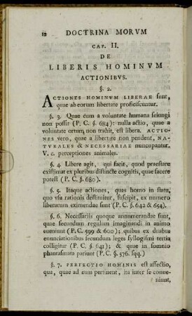 Cap. II. De Liberis Hominum Actionibus