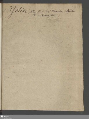 Nr. 55-61. Yelin, Julius Conrad