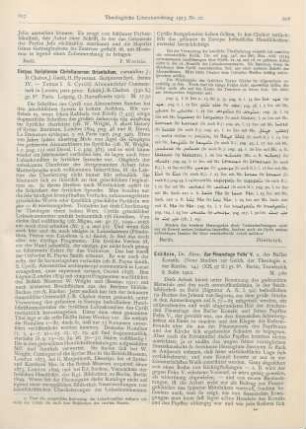 617-618 [Rezension] Chabot, J.-B. (Ed.), Corpus Scriptorum Christianorum Orientalium. Scriptores syri. Series IV. Tomus I