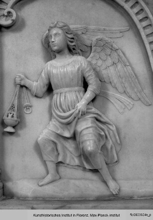 Altar des heiligen Hieronymus : Engel mit Weihrauch
