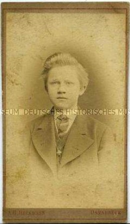 Porträt eines Jugendlichen, Carte de Visite