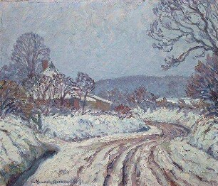 Weg im Schnee