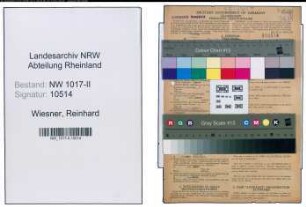 Entnazifizierung Reinhard Wiesner , geb. 25.11.1900 (Elektriker)