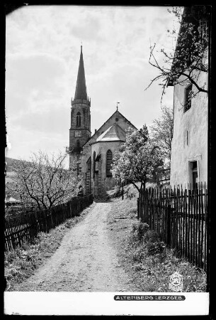 Altenberg im Erzgebirge, Blick zur Kirche